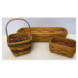 Longaberger Cracker, Business Card & Little Luck