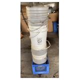 Plastic Milk Crate & 5gal buckets