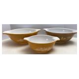 Vtg Pyrex Cinderella Bowls