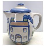 MA Hadley Pottery Coffee Pot