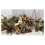 Christmas Greenery, Candle Rings & Other Decor