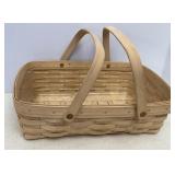 Longaberger Unstained Small Gathering Basket