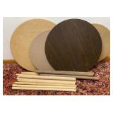 (4) Rd Tables 20 & 24in dia