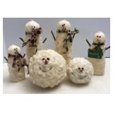 Snowmen Candles
