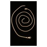 Sterling rope chain necklace & bracelet