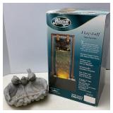 Flagstaff Table Fountain (NIB) & Resin Bird Bath