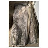 (3) 5ft x 7ft grey & white patio Area rugs