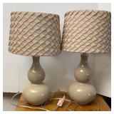 Matching Table Lamps 24in tall