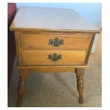 Ethan Allen Solid Maple End Table