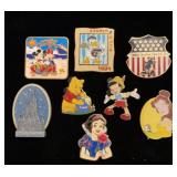 Disney lapel pins with Mickey ears backs