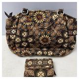 Vera Bradley Quilted Handbag & Wallet