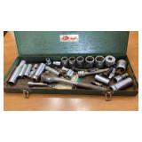 1/2in Drive Ratchet & Sockets