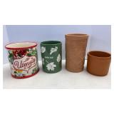 Pioneer Woman Utensils Crock & Terracotta