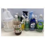 Under the sink cleaning Supplies