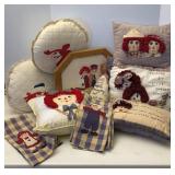 Raggedy Ann & Andy Pillows/appliquï¿½