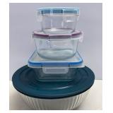 Covered Anchor Hocking & Pyrex Bakeware