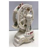 Porcelain Musical Christmas Farris Wheel: 12in