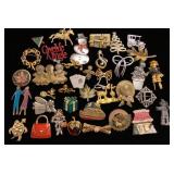 Metal lapel pins & brooches