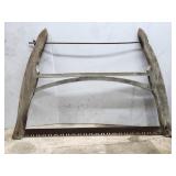 Buck Saw /  cross cut bow saw - antique