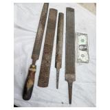 Rasps, files (4) Heavy Duty