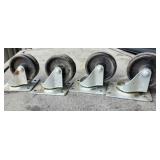 Set of 4 casters,  3" diameter