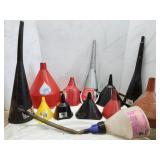 Plastic funnels, all sizes