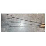 Hot Dog Roasting Metal Forks (3)