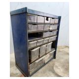 Hardware storage drawer unit