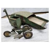 John Deere Combine & 2 bottom plow