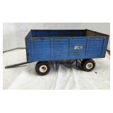 Big Blue Grain Wagon,  12" long