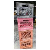 Milk Crates (4) Prairie Farms, Roberts