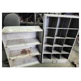 Metal shelving unit & bin unit