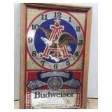 Budweiser Mirror Back Clock