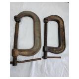 C Clamps (2)  Wilton & Hargrave  6"