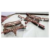 ERTL Disks, (2), red, one folds up