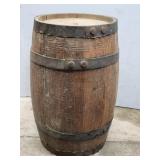Barrel, small,  hole in top and bottom