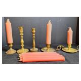 Baldwin, Kerr & Other Brass Candlesticks &