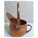 Copper Coal Shuttle Bucket, Small Size