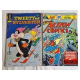 Superman Comics & Tweety & Sylvester Comic Books