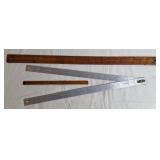 "Klick" Yardstick, Folding Ruler & Wooden Ruler,