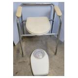 Safety Frame For Over Toilet & Health-O-Meter