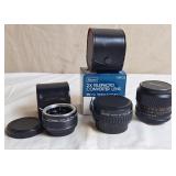 Vivitar Wide-Angle 35mm Lens and 2X Telephoto