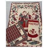 3 Christmas Woven Throws