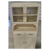 Vintage Kitchen Hutch Cabinet
