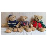 3 Bialosky Bears by Gund "Save The Bears"