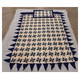 Quilted Bedspread, Twin Size w/Matching Pillow