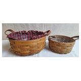 Longaberger Darning and Button Baskets