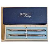 Cross Century Chrome Pen & Pencil Set w/Box