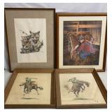 Framed Charley Paris Litho Prints