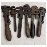 Antique Pipe & Monkey Wrenches